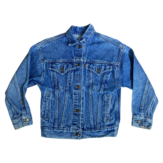 1980s Mid-Wash Denim Trucker Jacket by LEVI'S