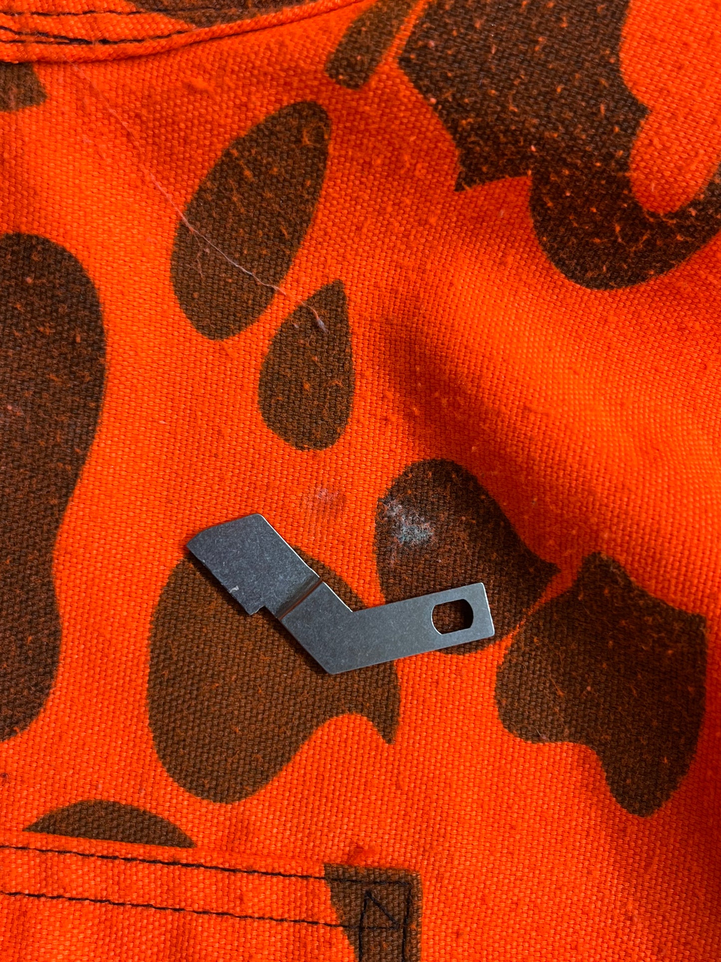 1970s-1980s Blaze Orange Camo Pants by Ranger