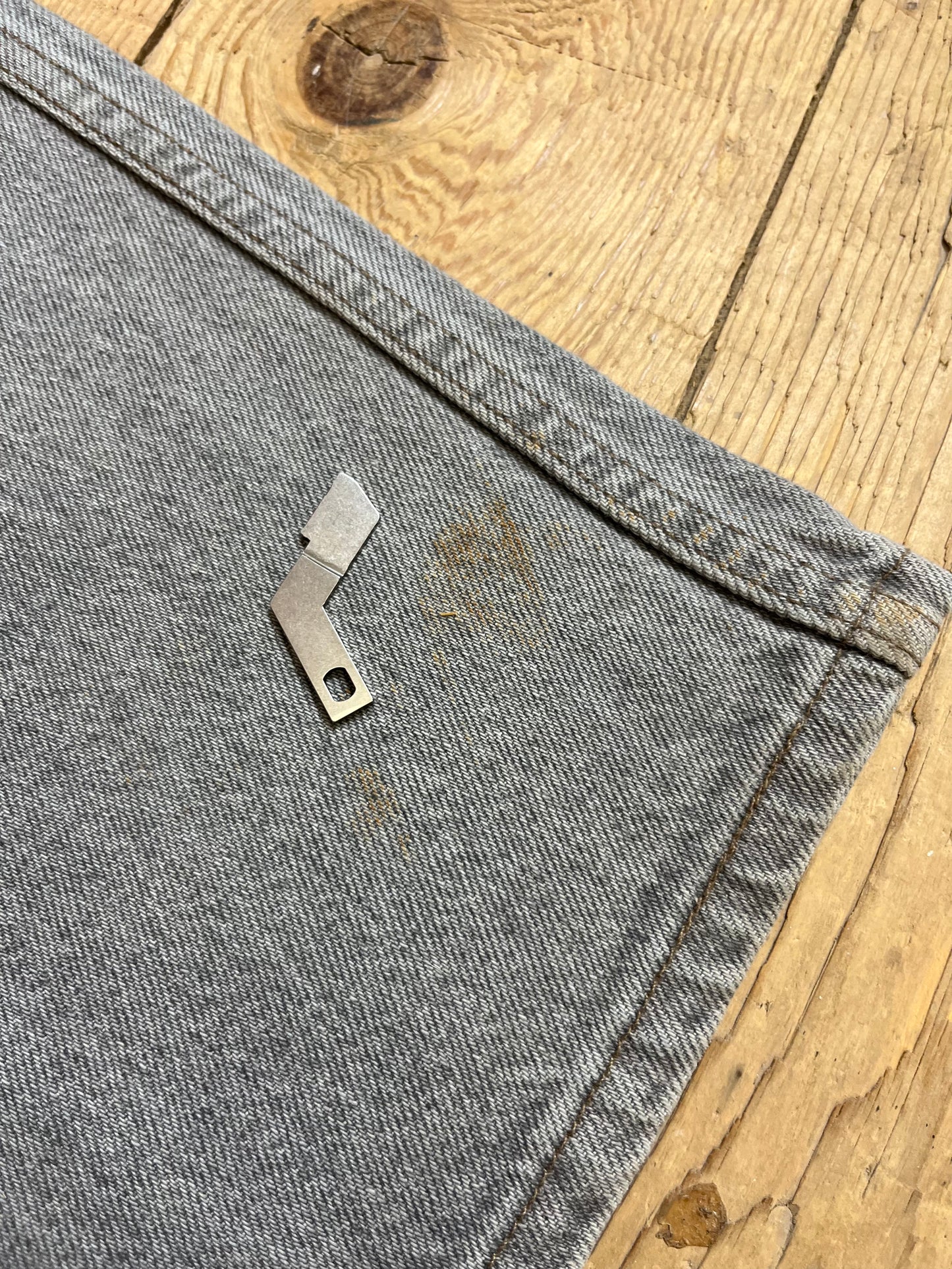 1990s 501 Grey-Wash Denim Jeans by LEVI'S