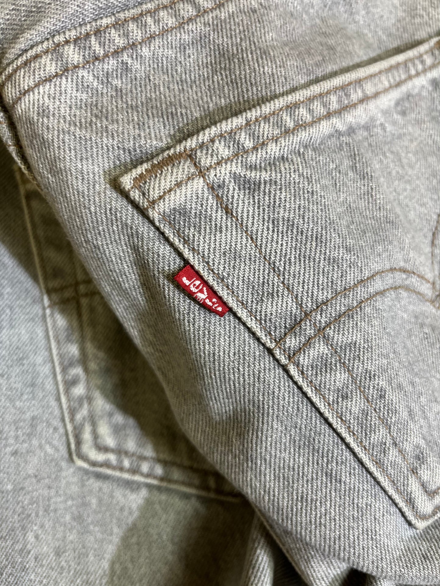 1990s 501 Grey-Wash Denim Jeans by LEVI'S