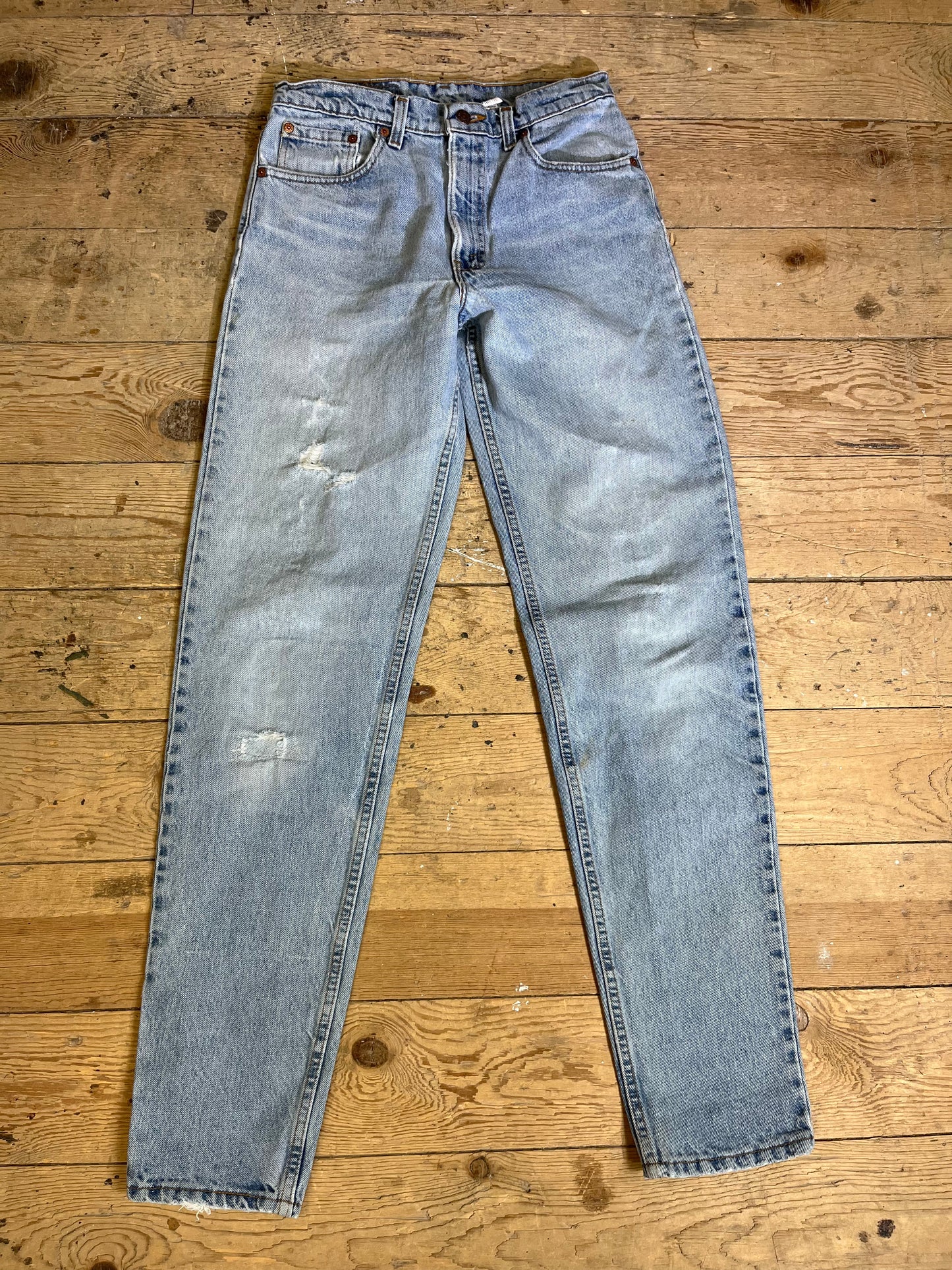 Rare 1980s-1990s 550 Light-Wash Denim Jeans by LEVI'S