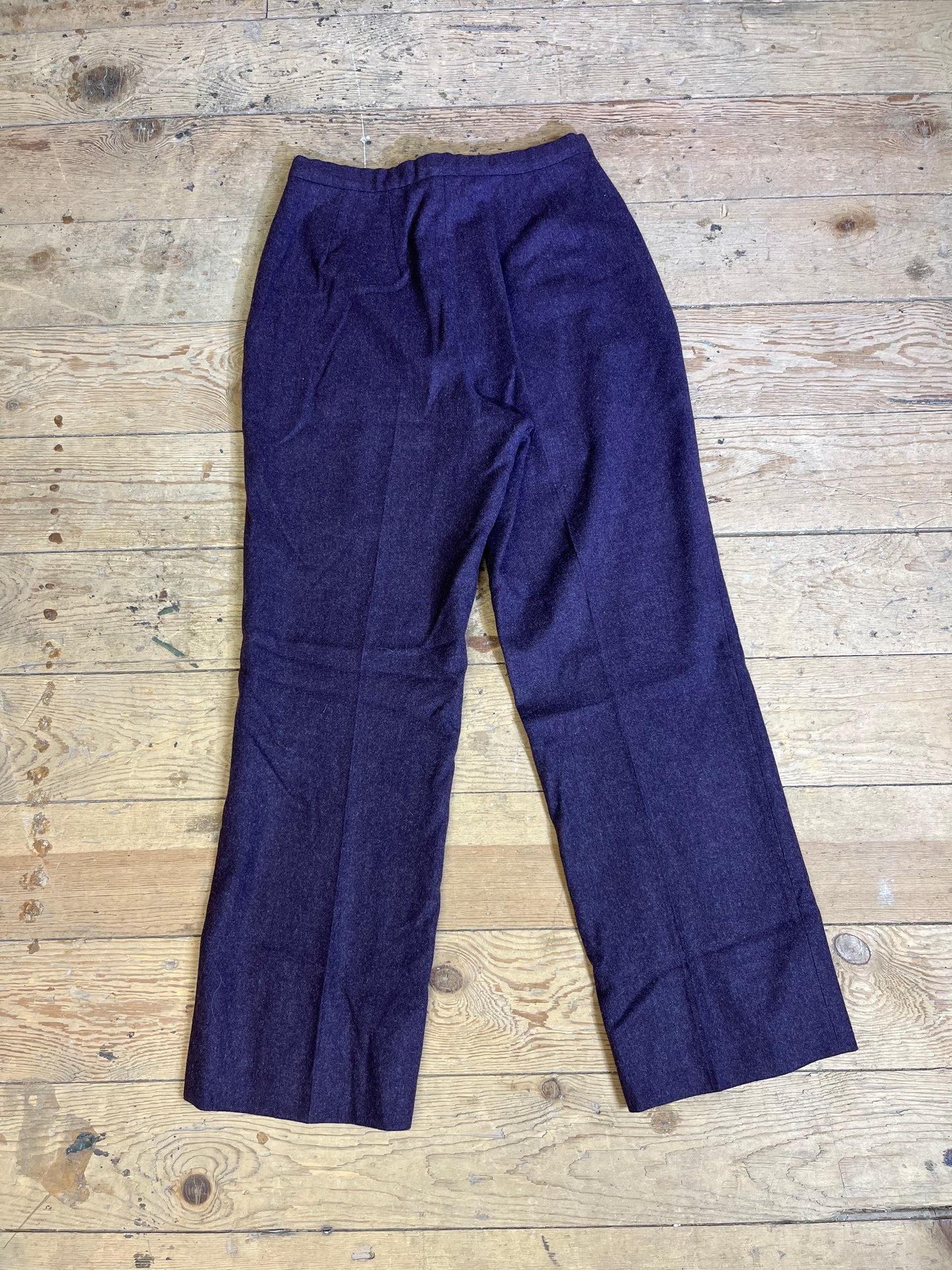 1980s Violet Wool Trousers by PENDLETON