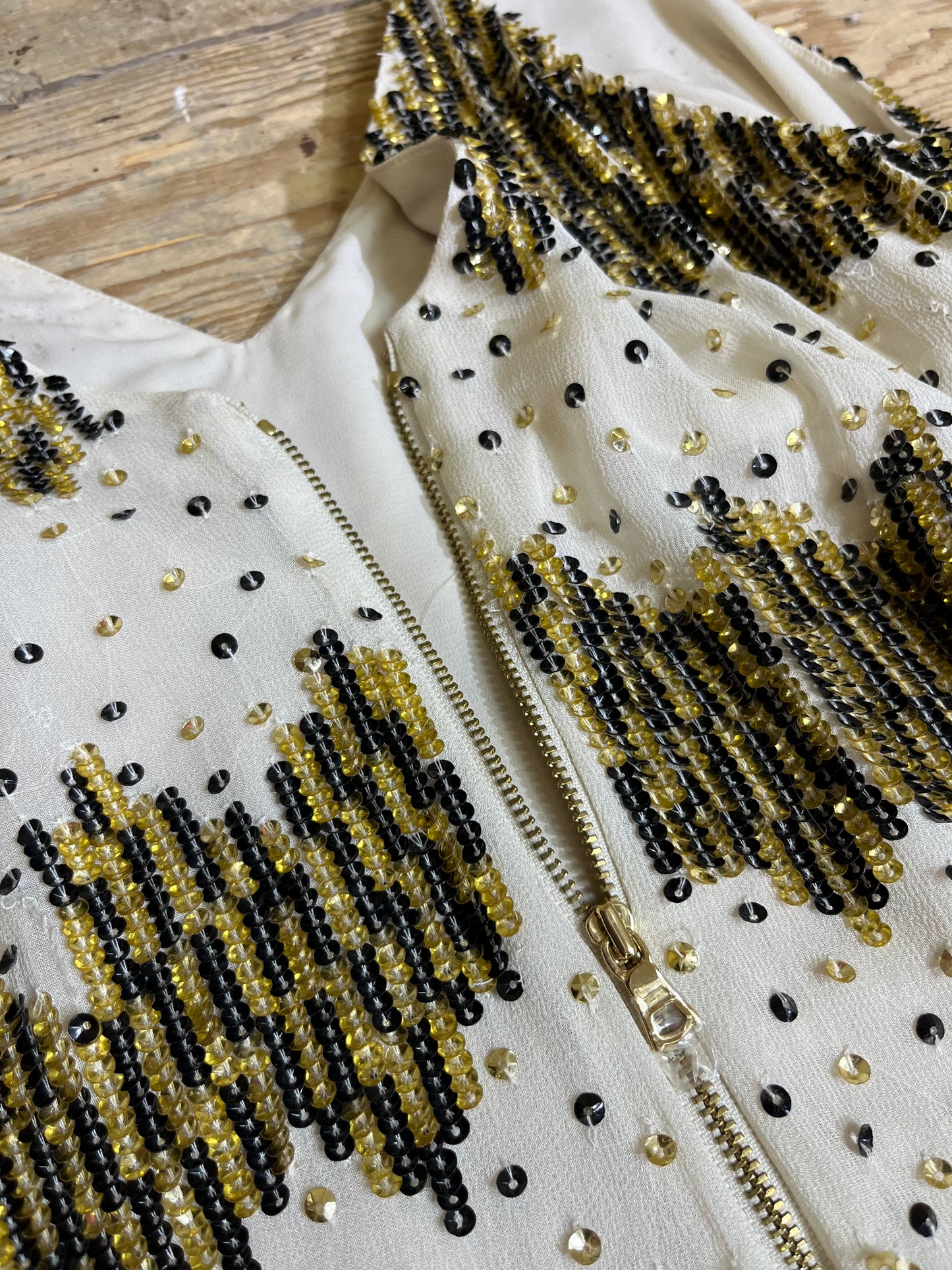 Bead and Sequin Cocktail Dress by Alice and Olivia