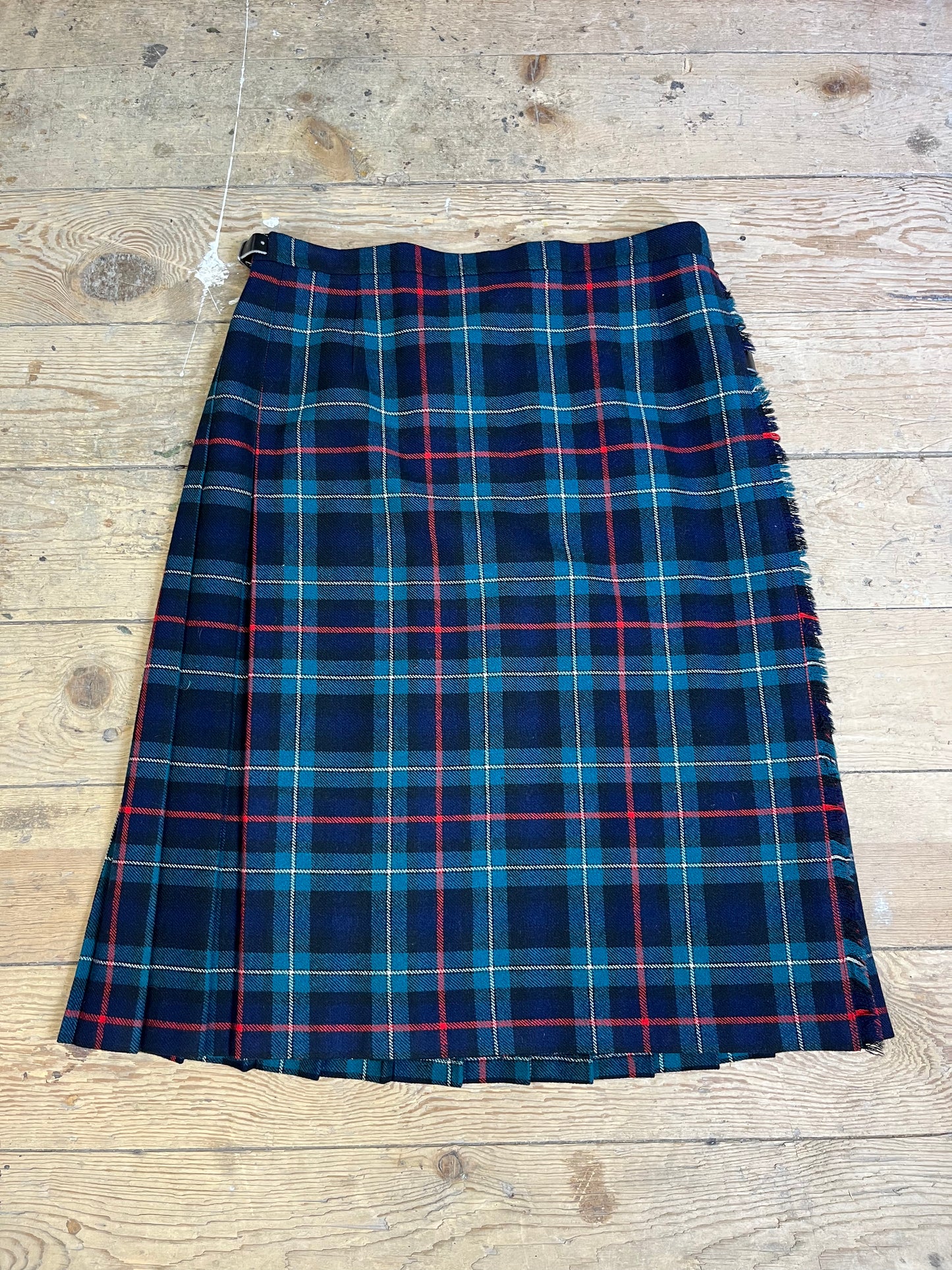 Vintage Wool Plaid Tartan Kilt by James Pringle Scottish Fashions