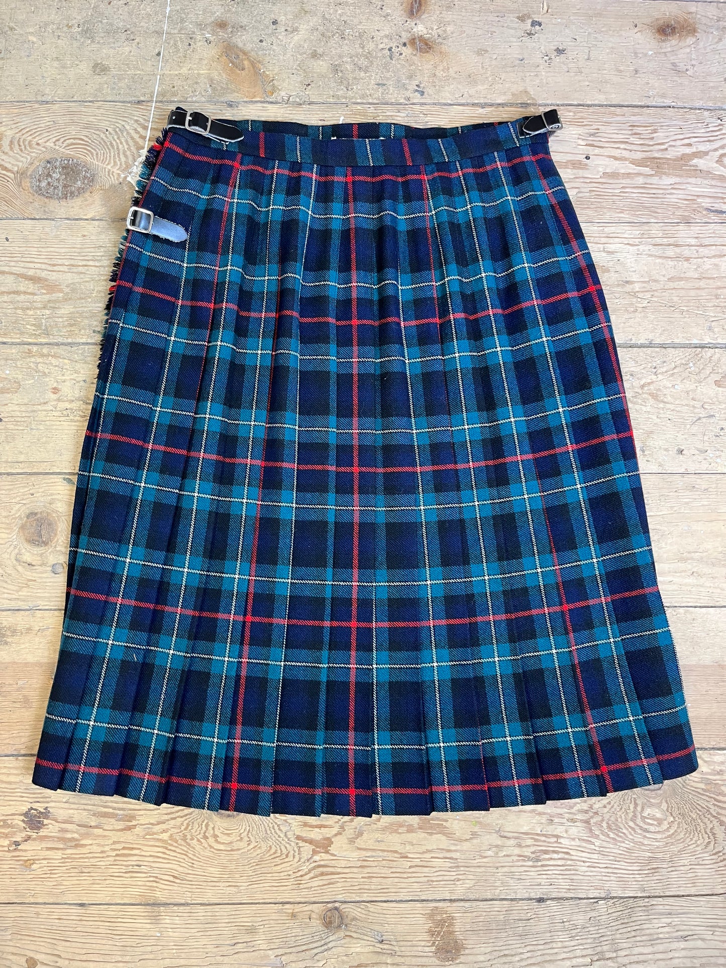 Vintage Wool Plaid Tartan Kilt by James Pringle Scottish Fashions