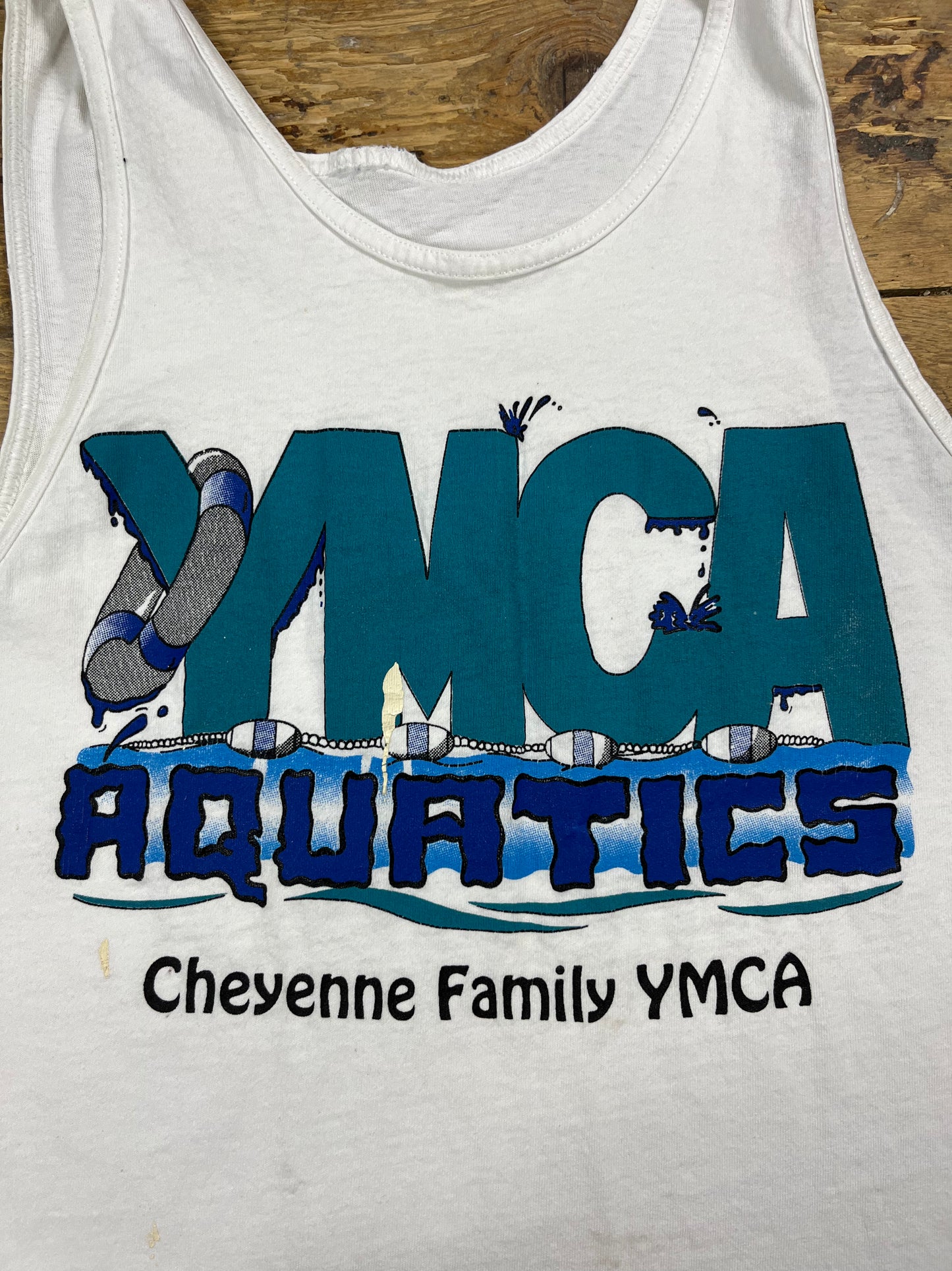 Vintage YMCA Aquatics Staff Tank Top