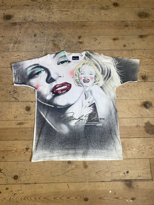 1990s Marilyn Monroe Graphic T-Shirt by Marlin Tease