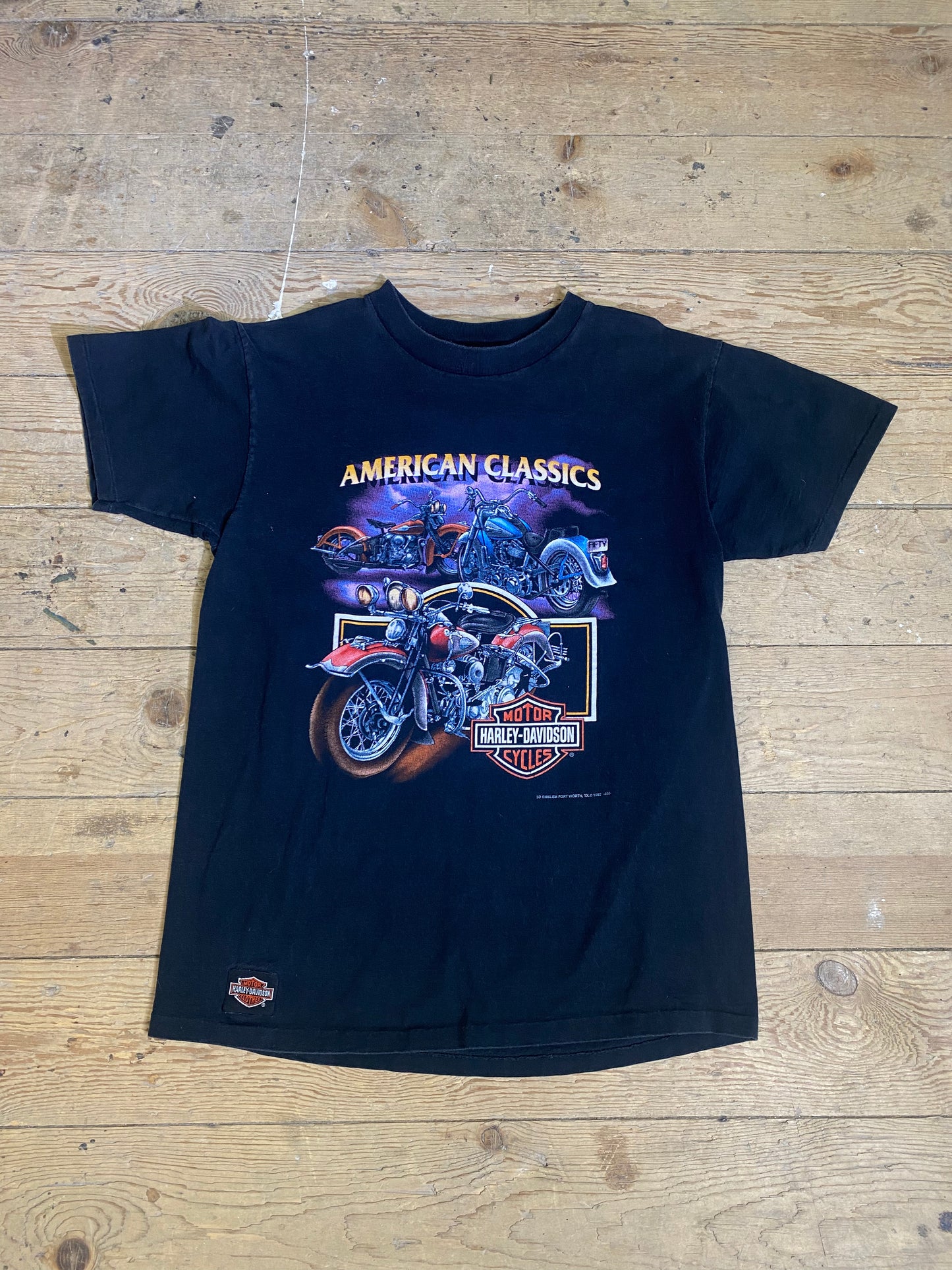 1992 Harley Davidson Anchorage, Alaska Graphic T-Shirt by Delta