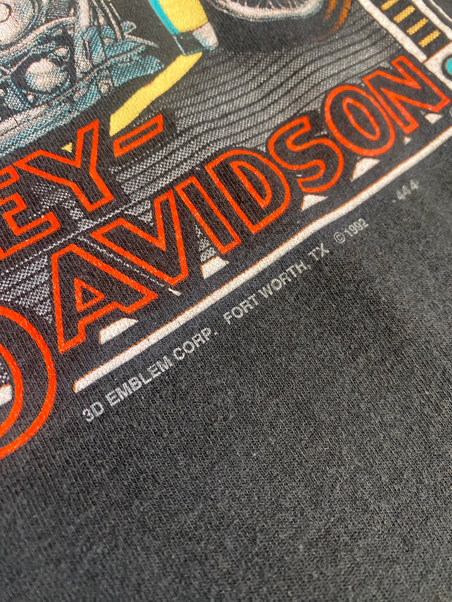 1992 Harley Davidson Portland, Oregon Graphic T-Shirt by Delta