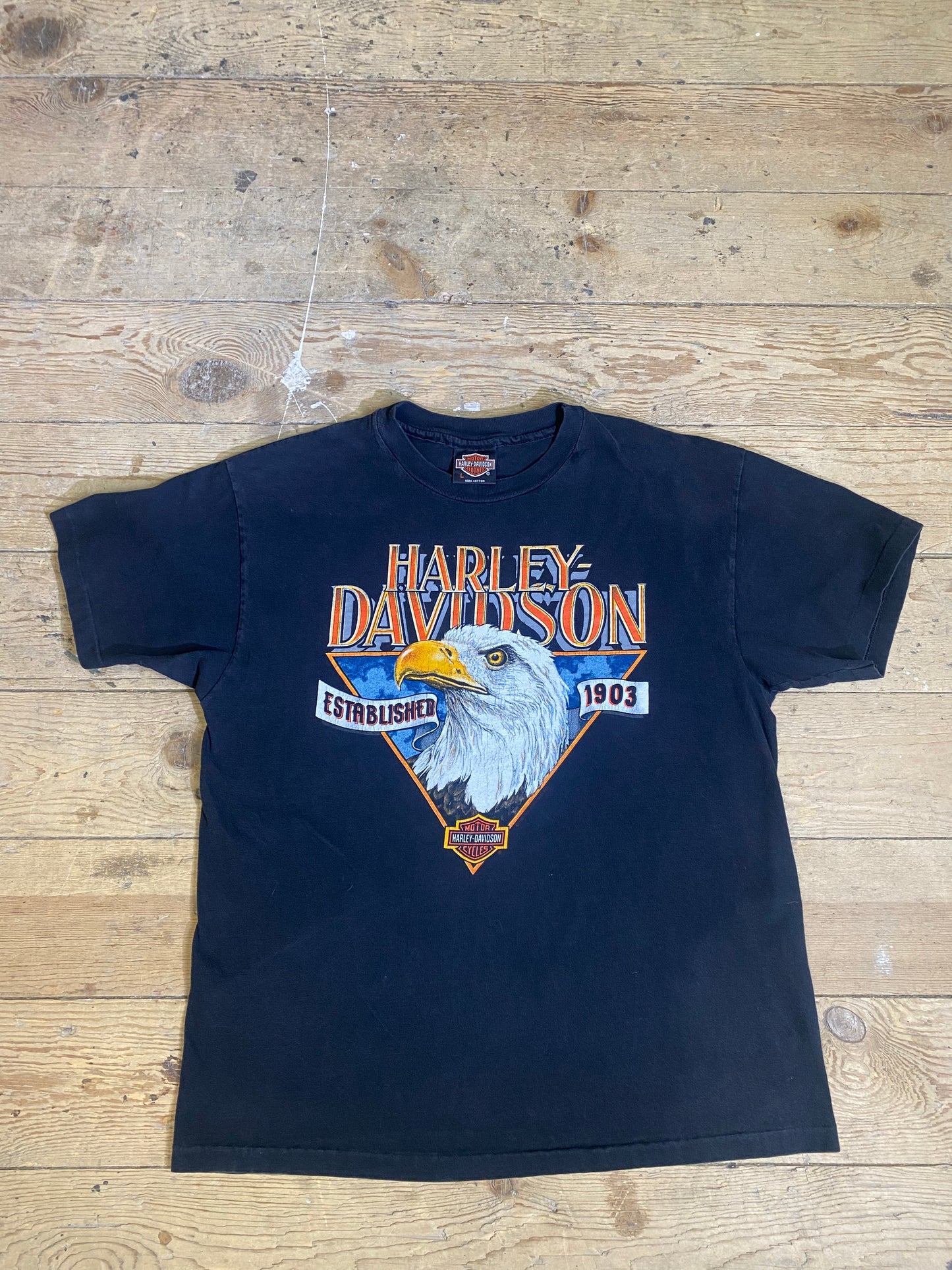 1991 Harley Davidson Graphic T-Shirt by Harley Davidson Motor Clothes