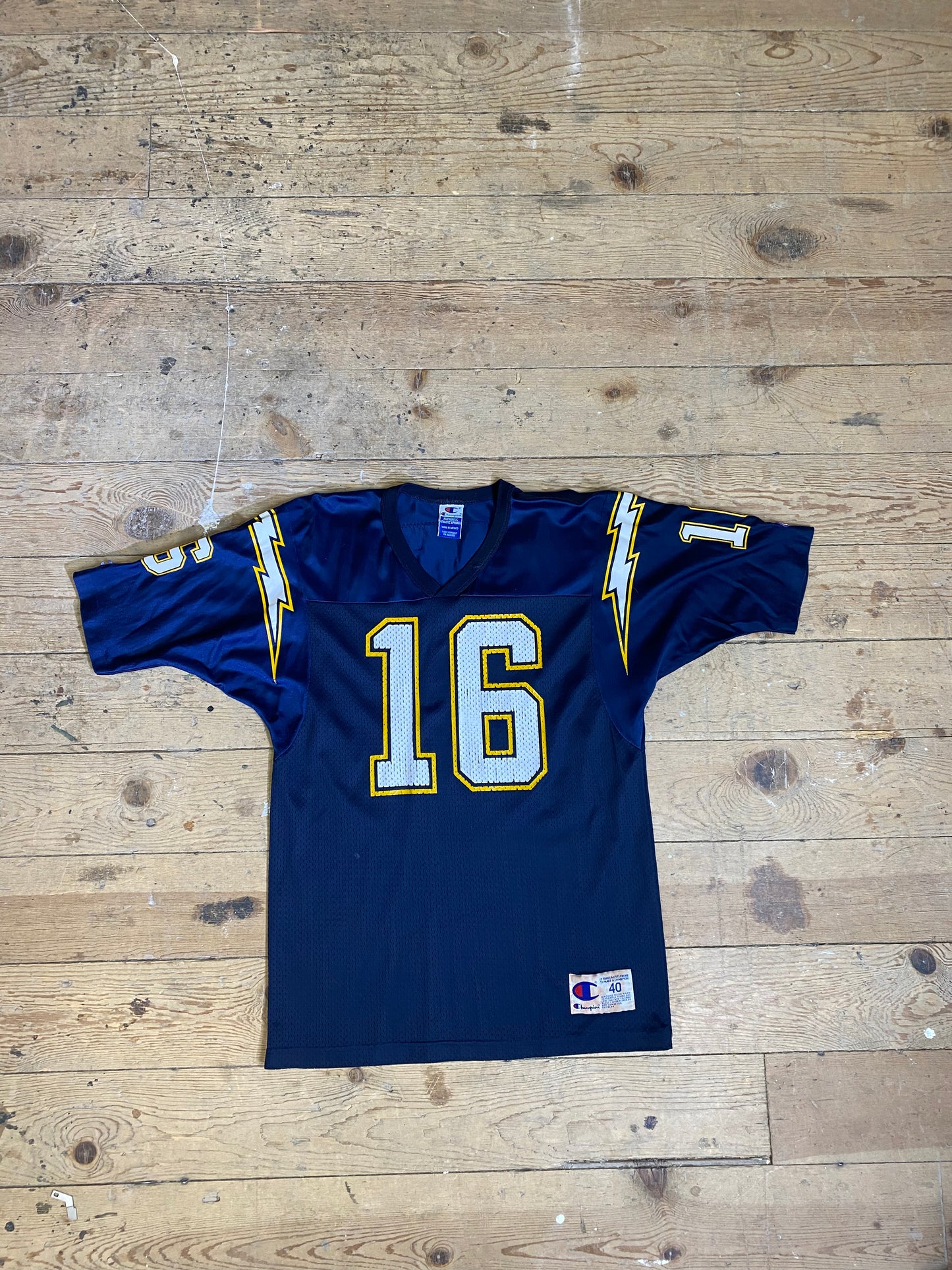 Y2K Era Ryan Leaf Chargers Football Mesh Jersey by Champion