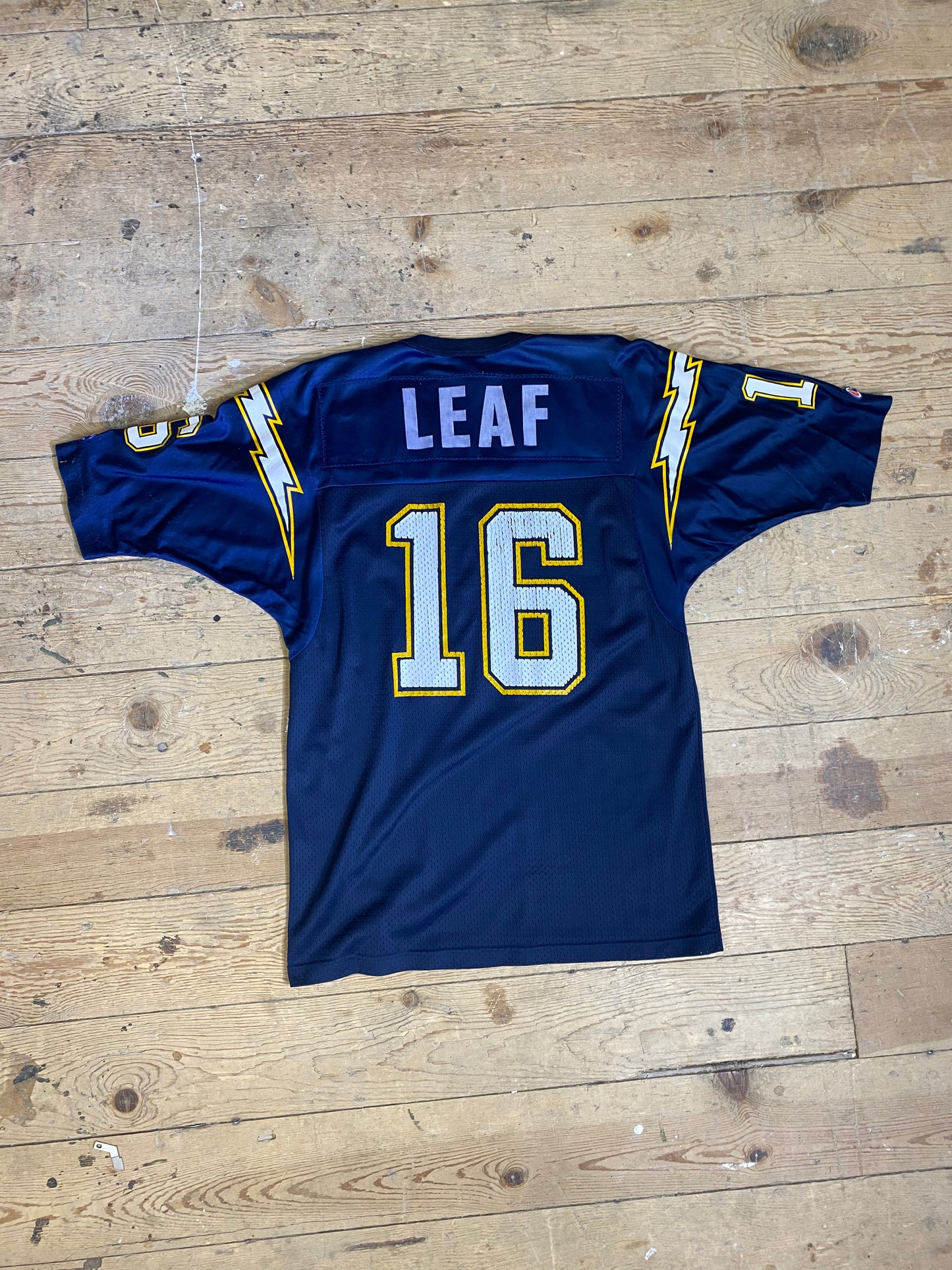 Y2K Era Ryan Leaf Chargers Football Mesh Jersey by Champion