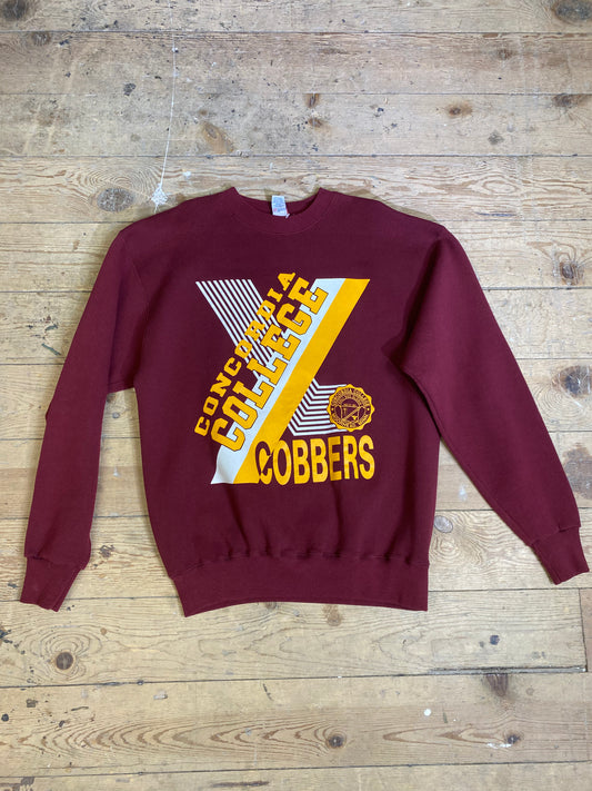 90's Concordia College Cobbers Crewneck by Soffe Heavy Sweats