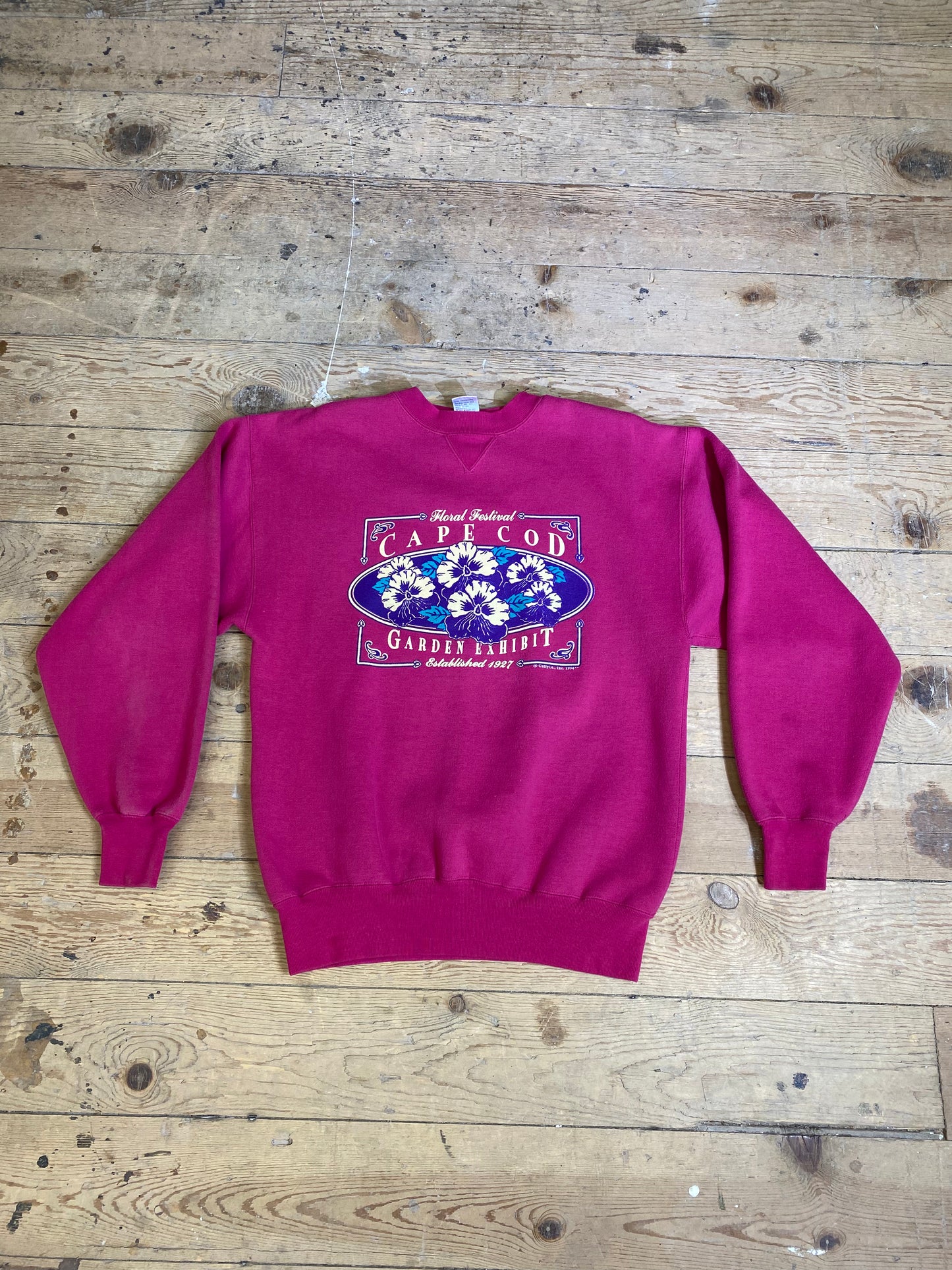 1994 Cape Cod Floral Festival Crewneck by BAC Premier