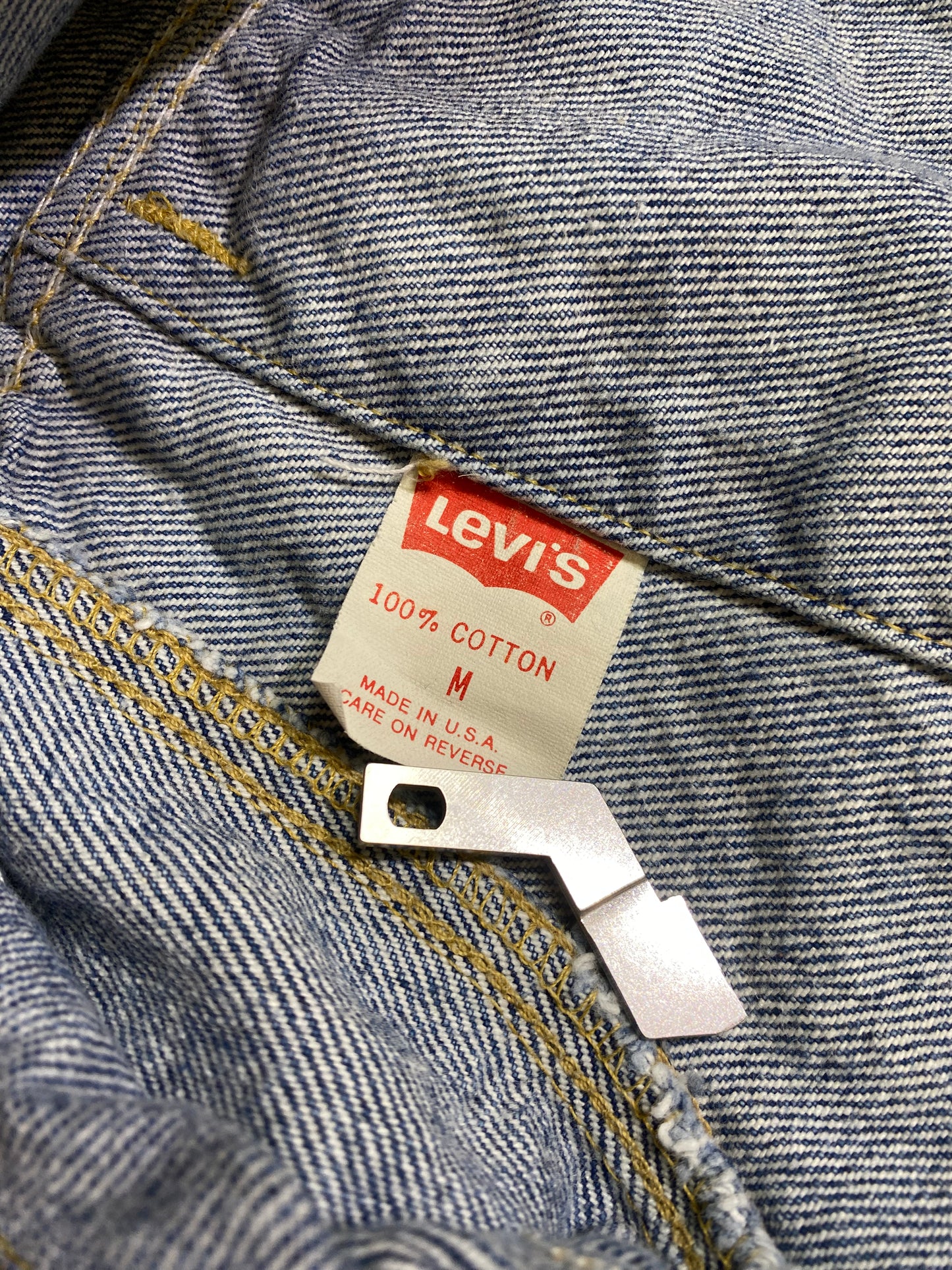 1980s Mid-Wash Denim Trucker Jacket by LEVI'S