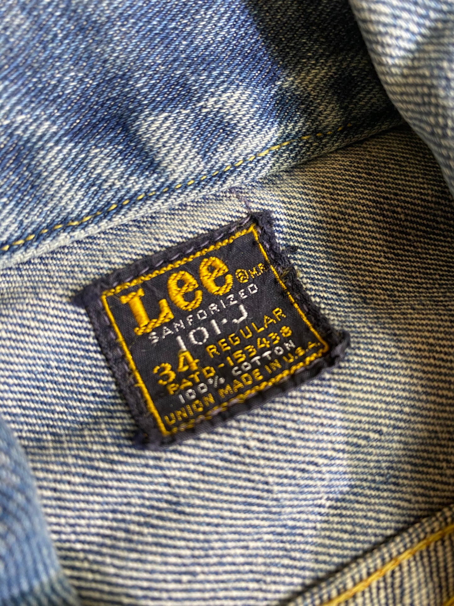 1960s Sanforized 101-J Denim Jacket by Lee