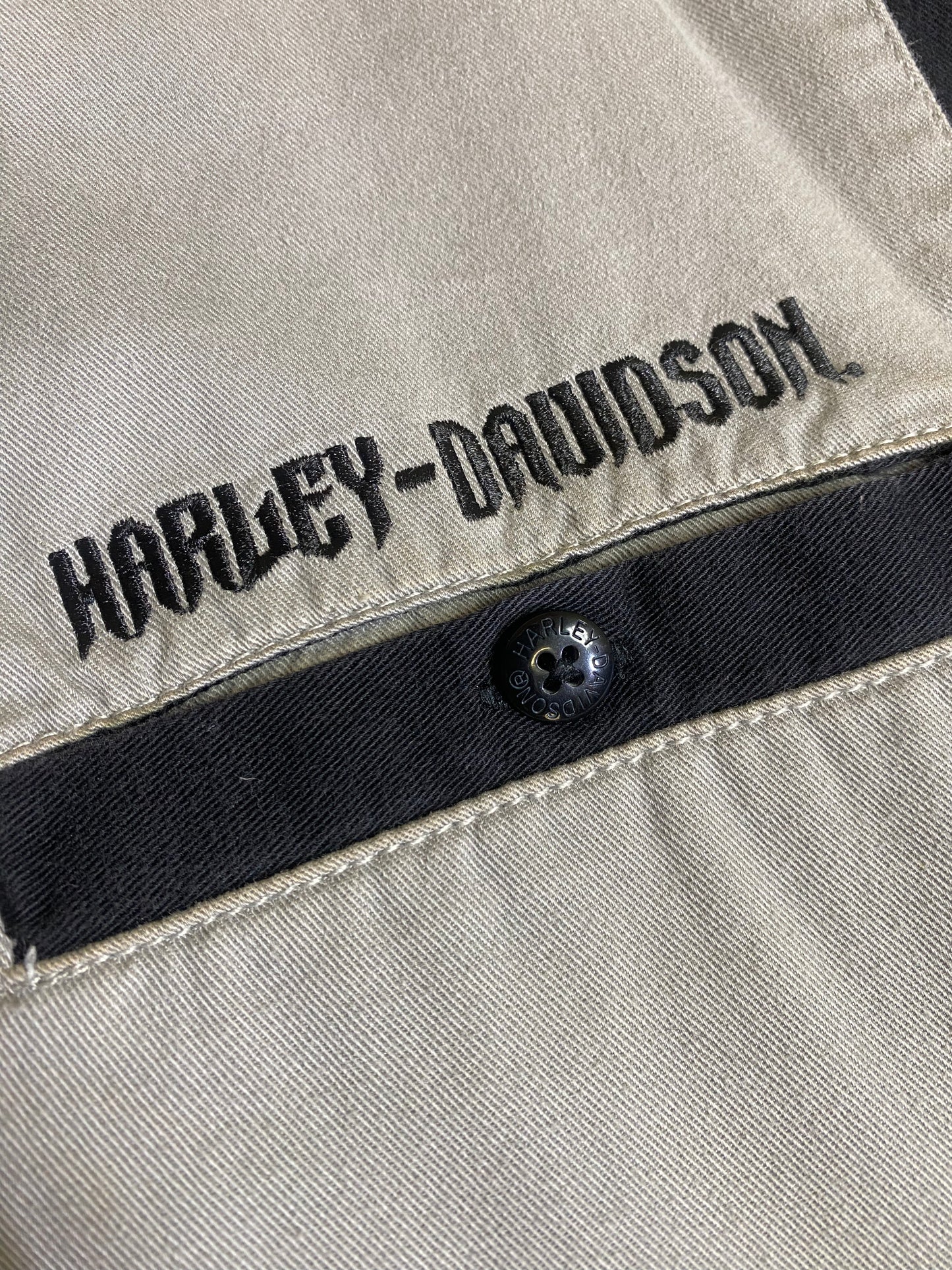 Embroidered Bowling Button-Up Shirt by Harley Davidson Motor Clothes