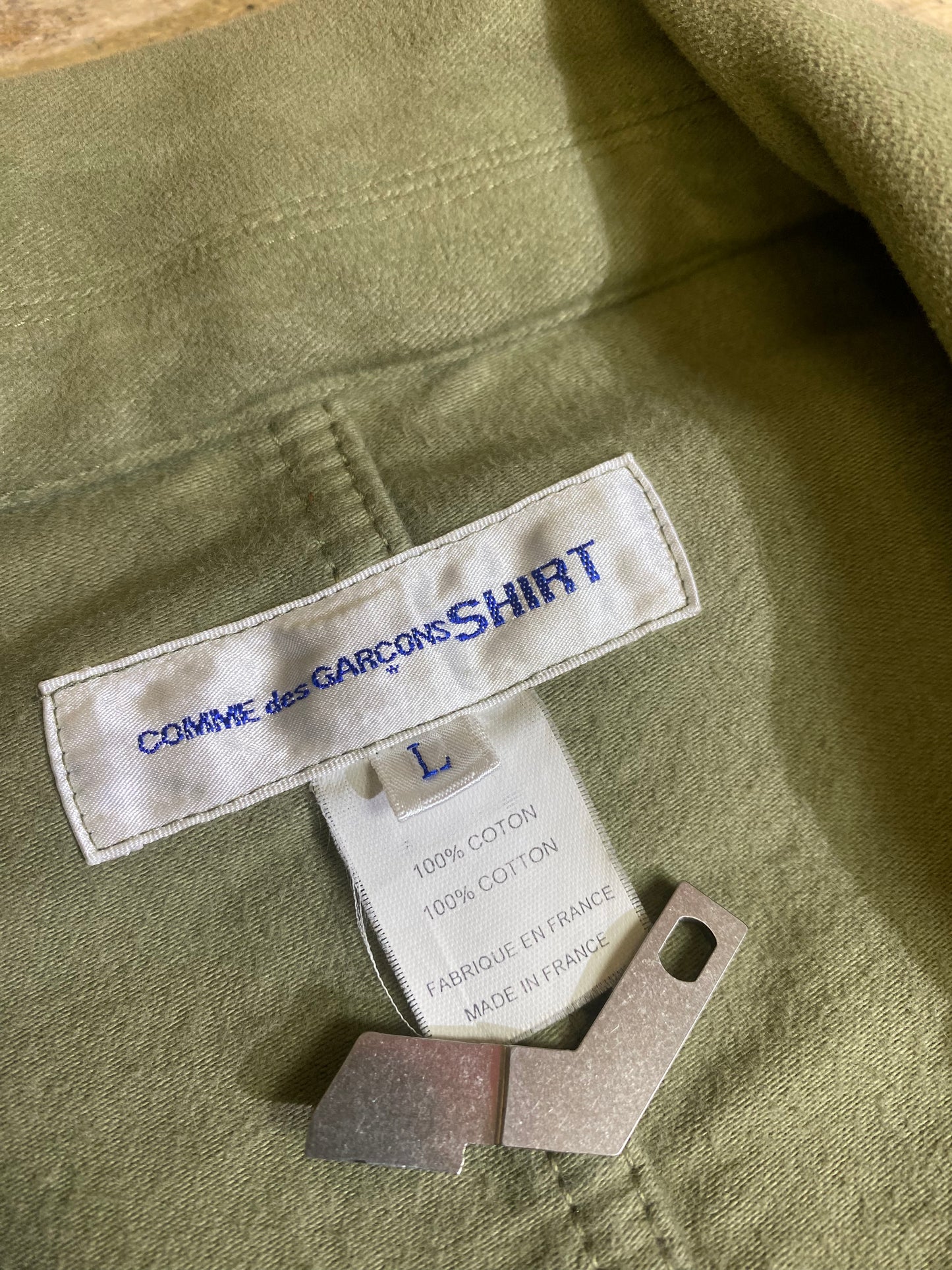 Olive Green Jacket Blazer by Comme des Garcons