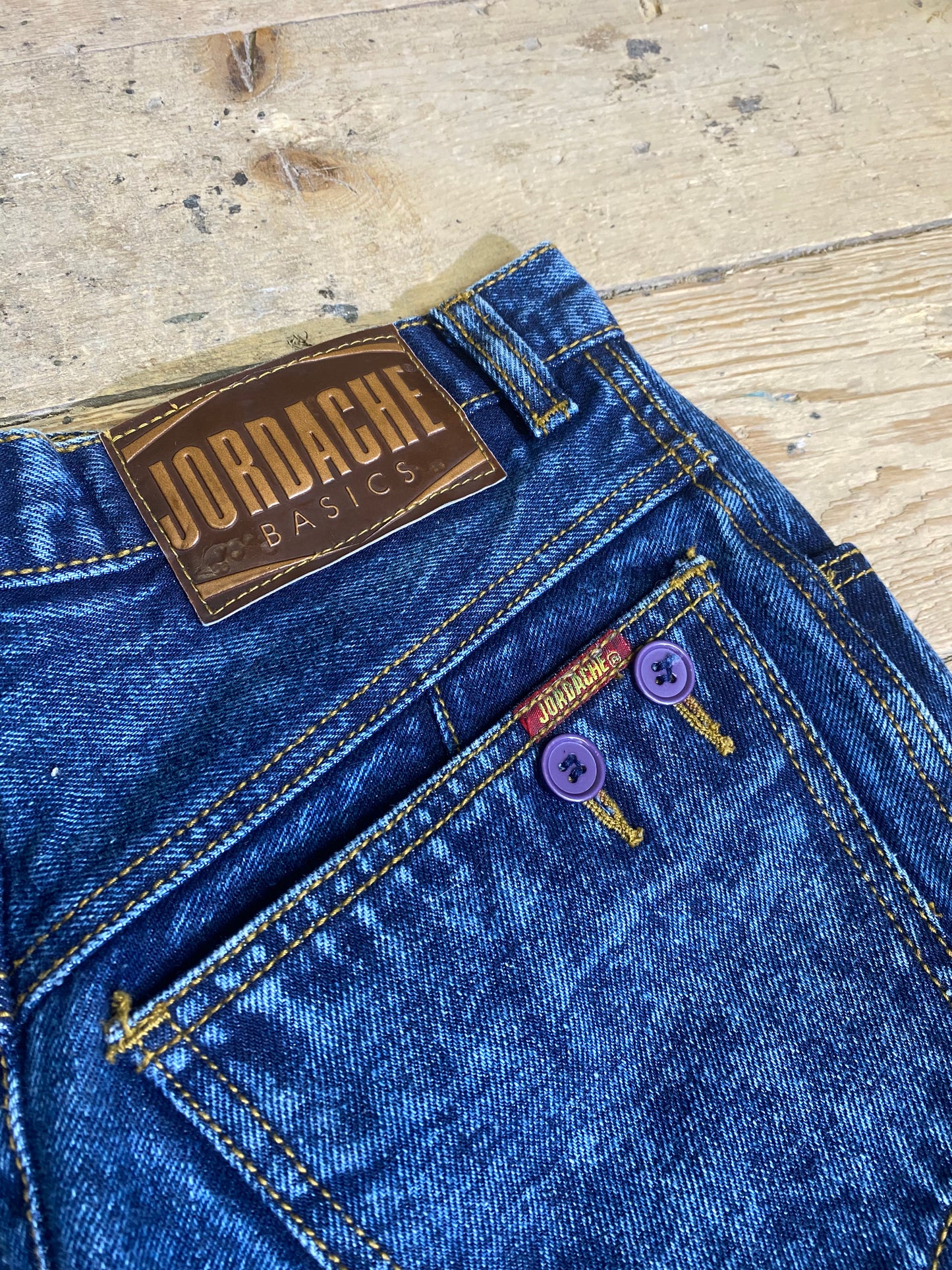 Vintage Acid Wash Denim Skirt by JORDACHE Basics