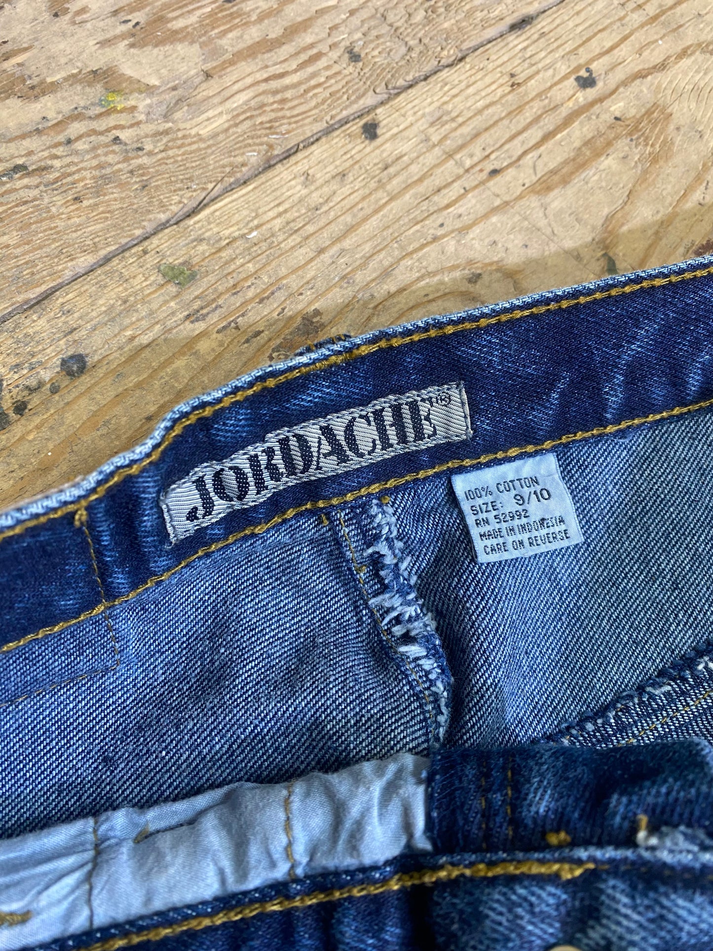 Vintage Acid Wash Denim Skirt by JORDACHE Basics