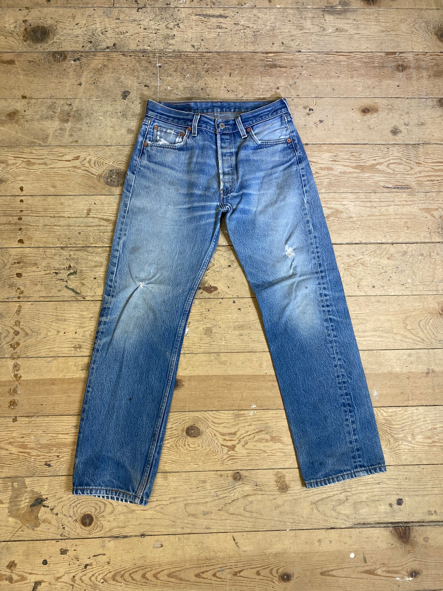 1990s 501XX Mid-Wash Denim Jeans by LEVI'S