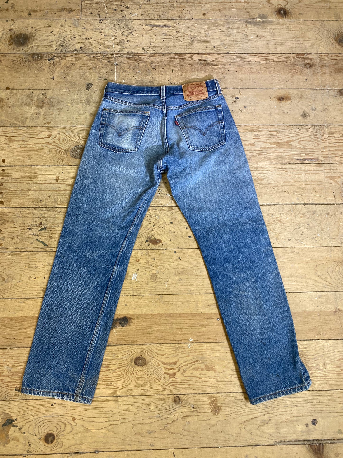 1990s 501XX Mid-Wash Denim Jeans by LEVI'S