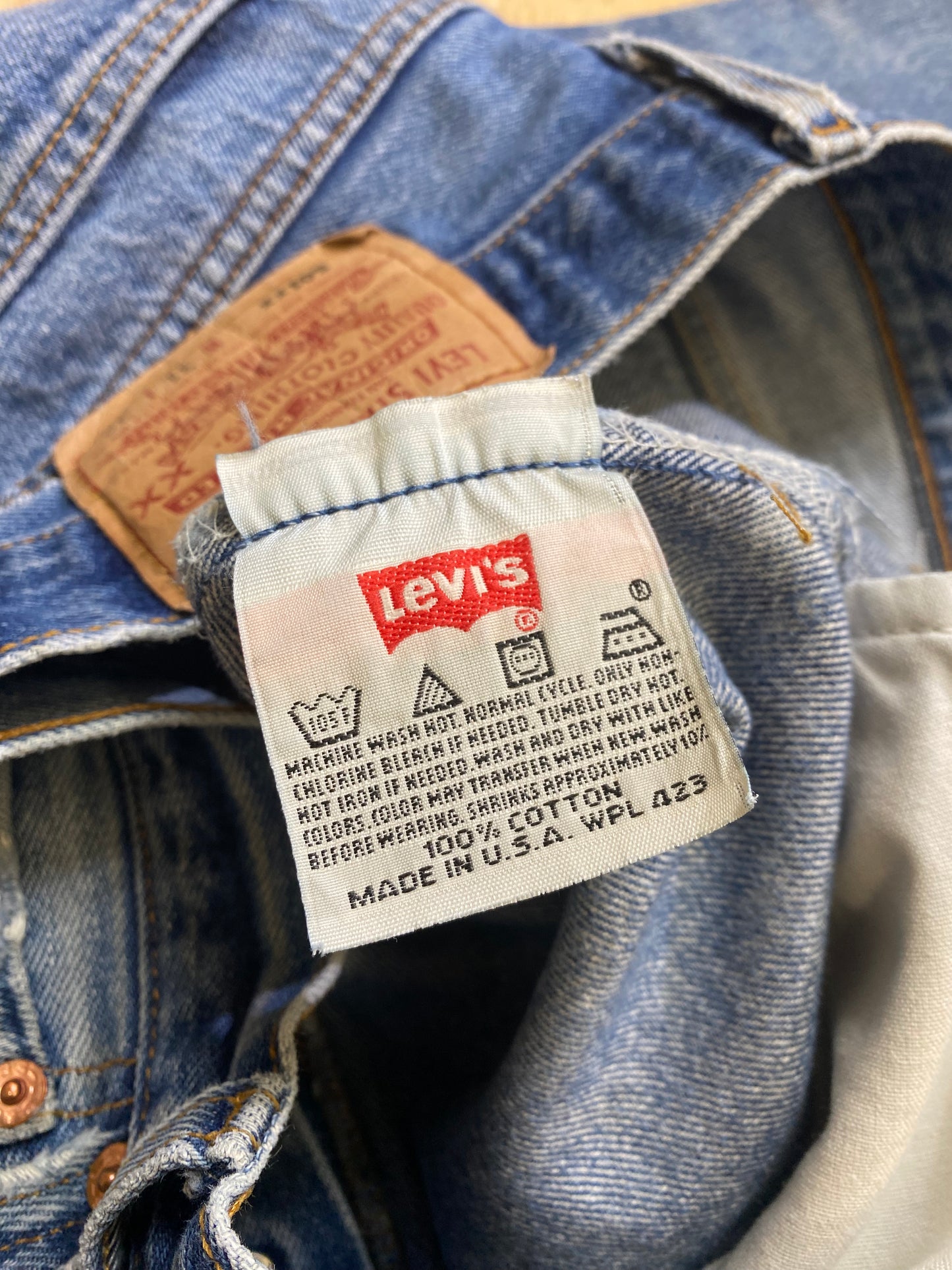 1990s 501XX Mid-Wash Denim Jeans by LEVI'S