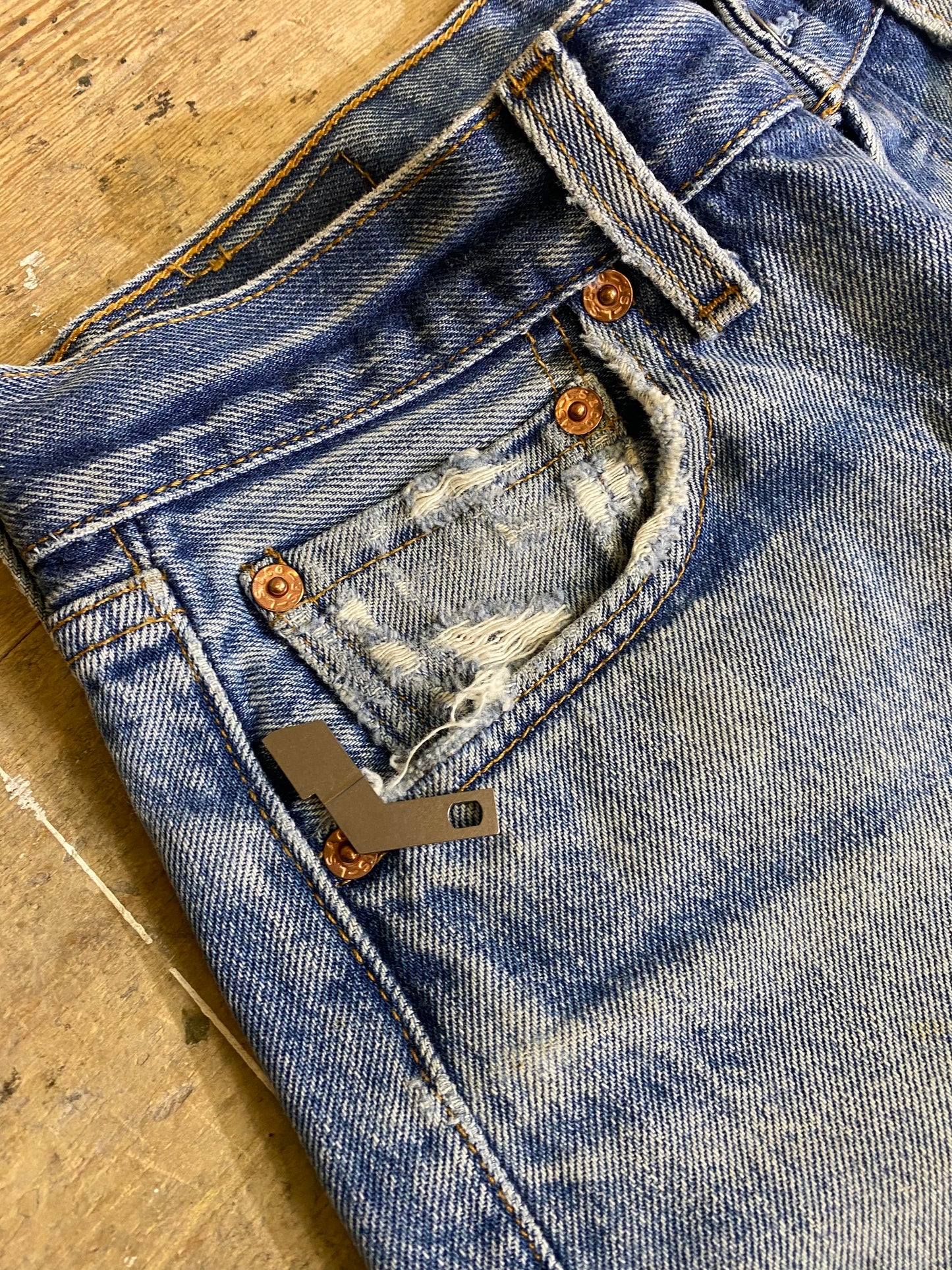 1990s 501XX Mid-Wash Denim Jeans by LEVI'S