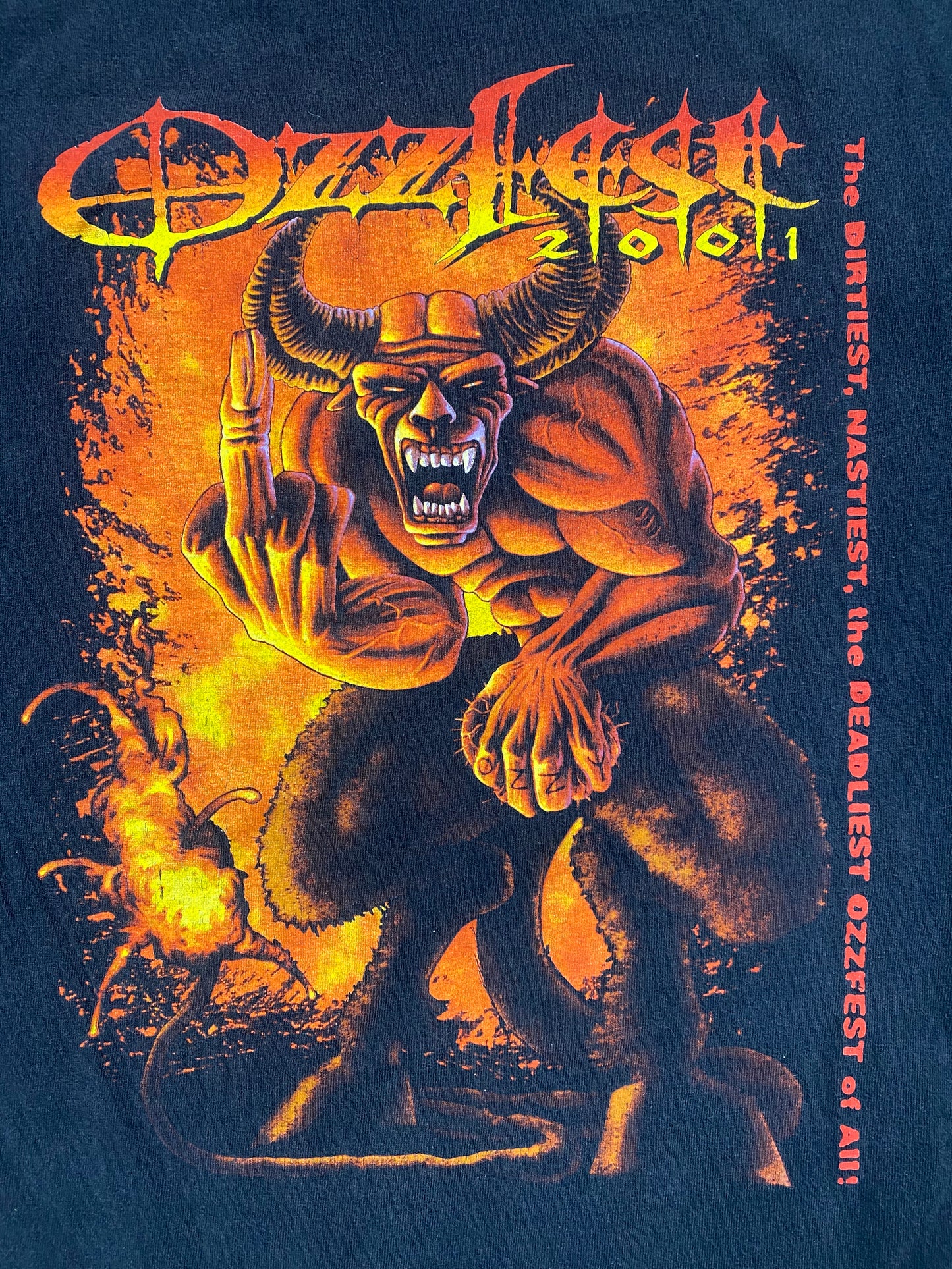 2001 Ozzfest Graphic T Shirt by Hanes