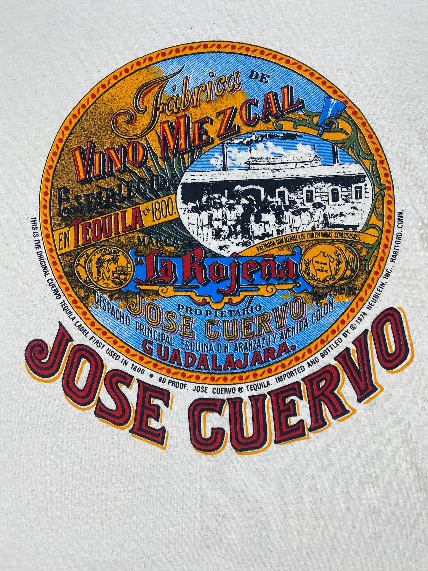 1980s Deadstock Jose Cuervo T-Shirt by HI CRU / STEDMAN